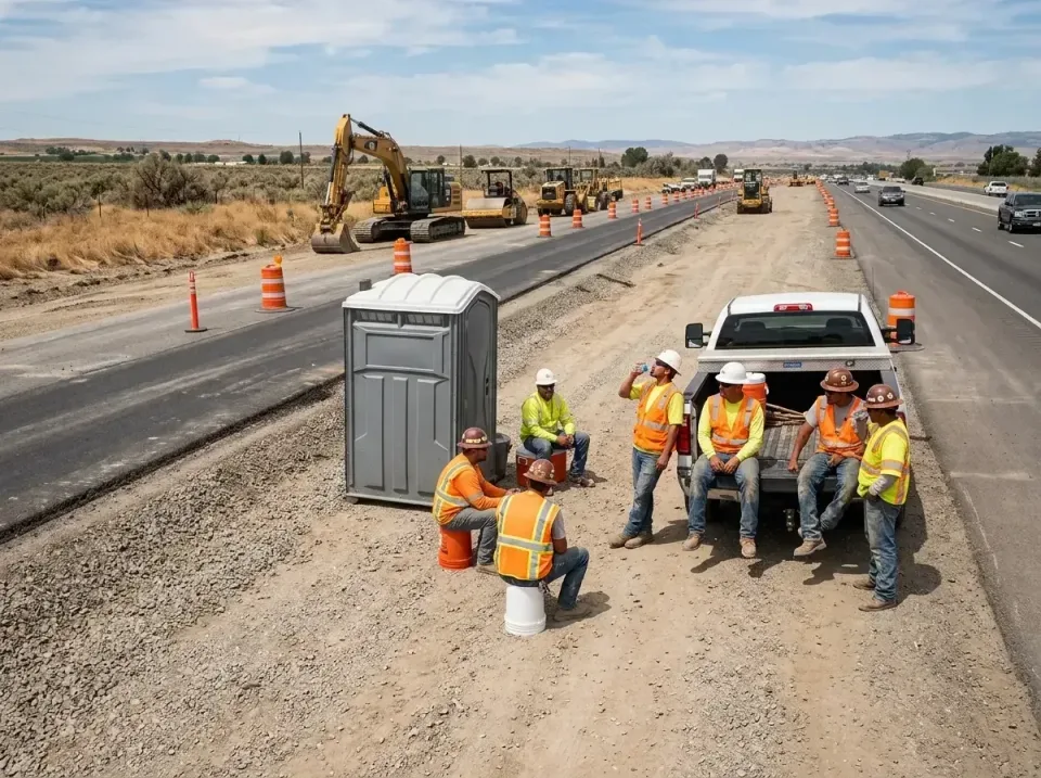 highway-road-construction-crew-007 — frequently asked questions, Porta Potty and Restroom Rentals in Rose Hill, KS